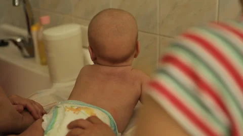 Examination of the child Stock Footage 41749760