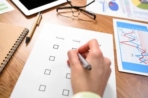 Examination paper. Stock Photos