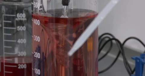 Examination of samples in the laboratory Stock Footage 126706669