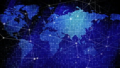 Examine robust cyber security measures required across worldwide networks Stock Footage 255317562