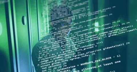 Examining Asian engineer analyzing LEDs and network cables inside data center, Stock Photos