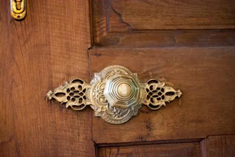 Example of art patterns on metal Stock Photos