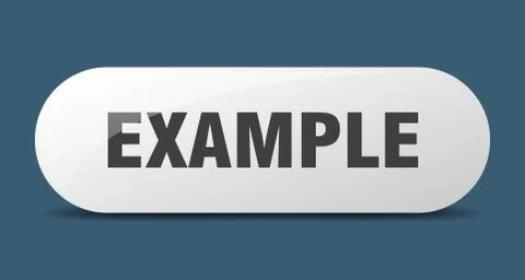 Example button. example sign. key. push button. Stockillustratie