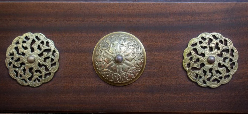 Example of Ottoman art patterns on metals Fotos de archivo