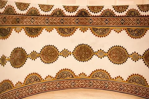 Example of Ottoman art patterns in view Foto stock
