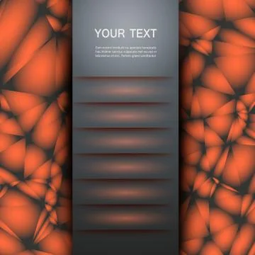 Example of a simple cover. Vector design eps10 Illustrazione stock