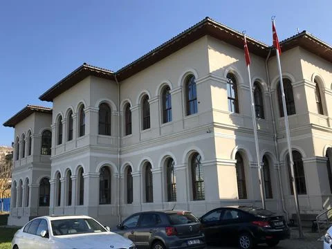 An example of so-called Konak a medieval villa Stock Photos