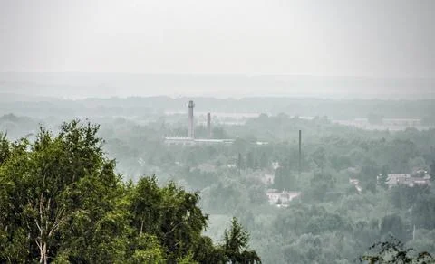 An example of tonal perspective Stock Photos