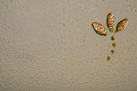 Example of a wall for a bedroom Stock Photos