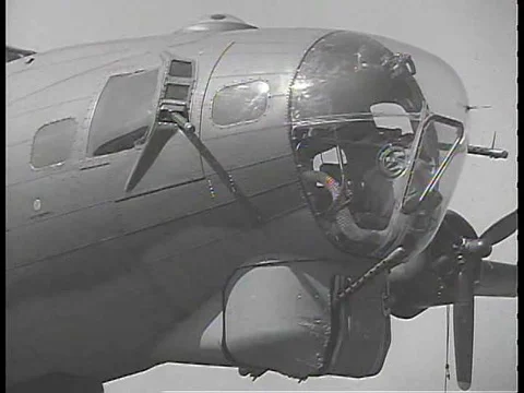 Examples of the different planes found at the testing airfield in Wright Field. Stock Footage 75759981