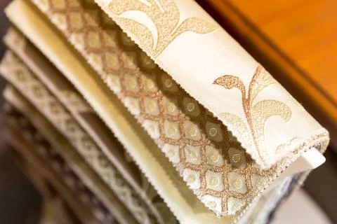 Examples of fabric Stock Photos