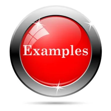 Examples icon Stock Illustration