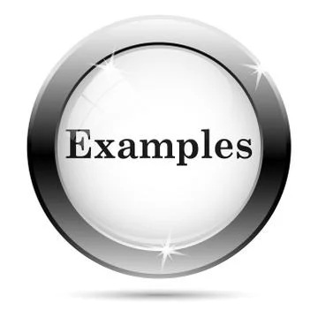 Examples icon Stock Illustration