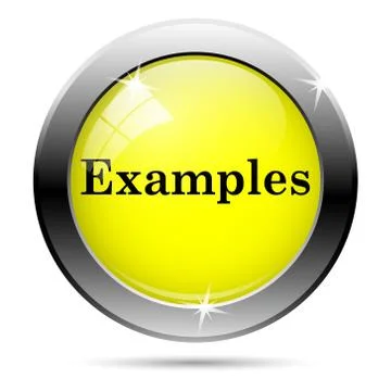Examples icon Stock Illustration