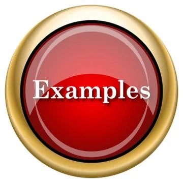 Examples icon Stock Illustration
