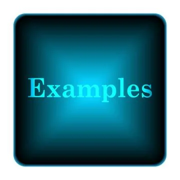 Examples icon Stock Illustration