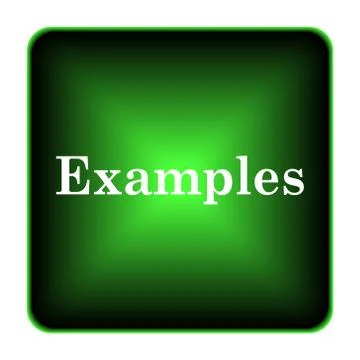 Examples icon Stock Illustration