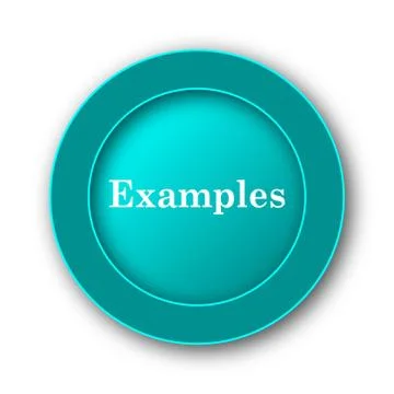  Examples icon. Internet button on white background. Stock Illustration