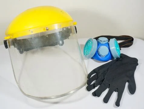 Examples of Personal Protective Equipment Stock Photos