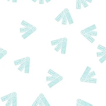 Examples textiles drapery shop glyph seamless pattern Illustrazione stock
