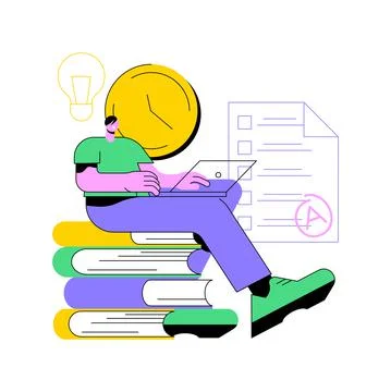 Exams and tests abstract concept vector illustration. Stock Illustration
