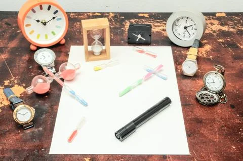 Exams Time Concept Stock Photos