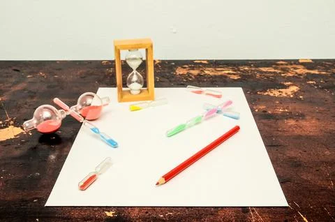 Exams Time Concept 스톡 사진