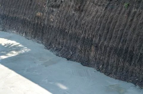Excavation for building construction Stock Photos