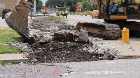 Excavation Stock Footage 101925953