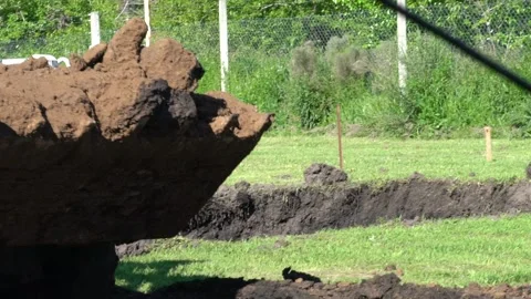 Excavation machine bobcat Stock Footage 142959336