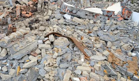 Excavation material. Foto stock