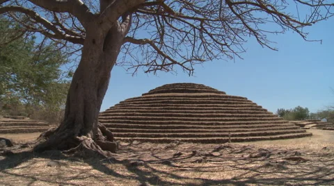 Excavations of the ancient Mayan cities in Central America. Mexico Stock Footage 45979001