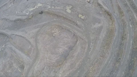  Excavations in the bowels of the earth. Video stock 75047484
