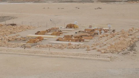 Excavations in Search of Ancient Artifacts Stock Footage 128928818