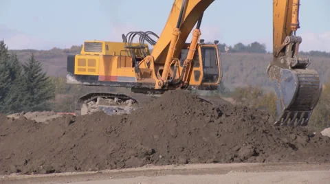 Excavator 2 Stock Footage 30661818