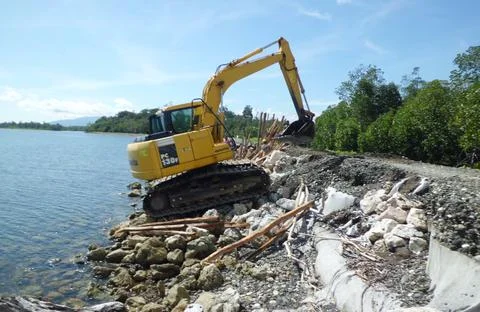 Excavator 2 Stockfoto's