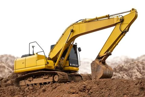 Excavator backhoe Stock Photos