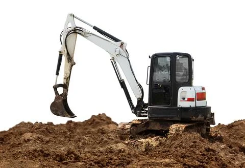 Excavator backhoe Stock Photos