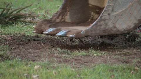 Excavator basket Stock Footage 100317367