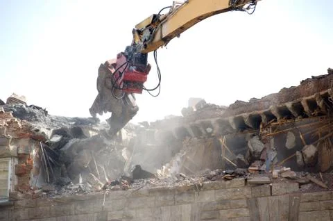 Excavator bite Stock Photos