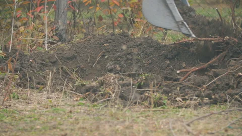 Excavator bucket close up Stock Footage 142513202