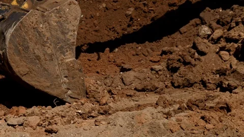 Excavator bucket Stock Footage 112948813