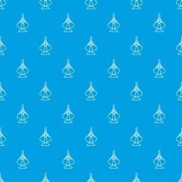 Excavator bucket pattern vector seamless blue イラスト素材