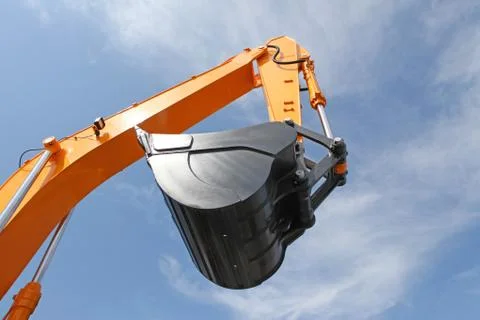 Excavator bucket Stock Photos