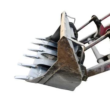 Excavator Bucket with Sharp Teeth Fotos de archivo