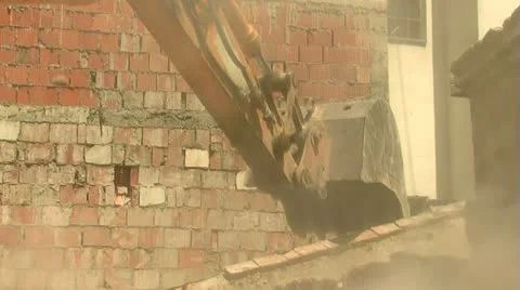 Excavator Close-Up Stock Footage 11408192