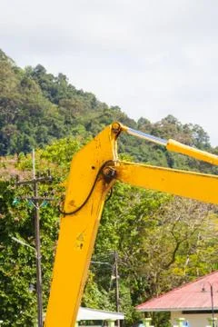 Excavator - close up Stock Photos