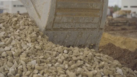 Excavator on Construction Site Vídeo Stock 119537298