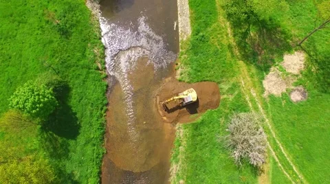 The Excavator digging. Stock Footage 63319112