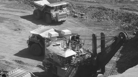 Excavator digs Timelapse Stock Footage 63357591